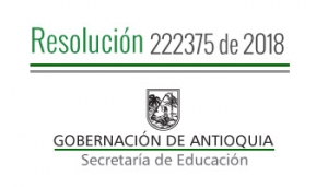 Resolución 222375 de 2018 - Por la cual se concede un permiso sindical a unos servidores administrativos para asistir a la reunión de ADEA en el municipio de La Unión