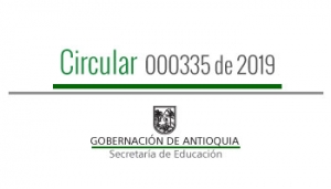 Circular 000335 de 2019 - Celebración Día Mundial de los Animales