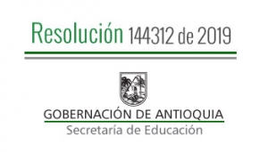 Resolución 144312 de 2019 - Por la cual se concede Comisión de Servicios Remunerada a Docentes pagados con recursos del S.G.P.