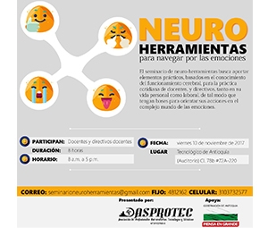 Abierta convocatoria para Seminario Neuro herramientas para navegar por las emociones