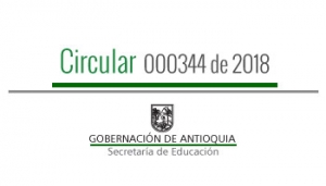 Circular 000344 de 2018 - Reconocimiento de Dotación a Docentes, vigencia 2018