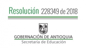 Resolución 228349 de 2018 - Por el cual se concede un permiso sindical remunerado a un Servidor de Servicios Generales adscrito a un Establecimiento Educativo