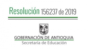 Resolución 156237 de 2019 - Por la cual se concede Comisión de servicios Remunerada a Docentes pagados con recursos del S.G.P.