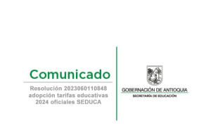 Resolución 2023060110848 adopción tarifas educativas 2024 oficiales