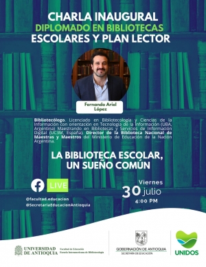 Charla inaugural diplomado en bibliotecas escolares y plan lector